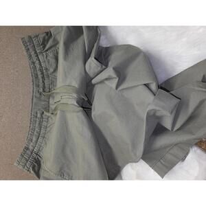 L.L.Bean Women's Deep Olive Ripstop Pull-On Pants Size S Regular